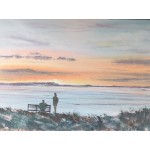 Mudeford Harbour Sunset Original Watercolour Mudeford Harbour Sunset Original Watercolour by David Harvey